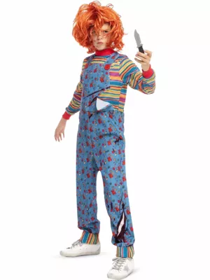 Child's Possessed Horror Movie Doll Chucky Costume