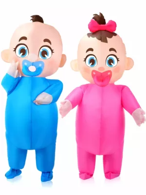 Giant Inflatable Baby Costume - Gender Reveal Party
