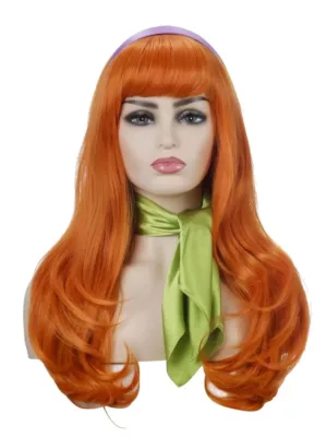 Long Wavy Daphne Costume Wig Set - Halloween and Cosplay