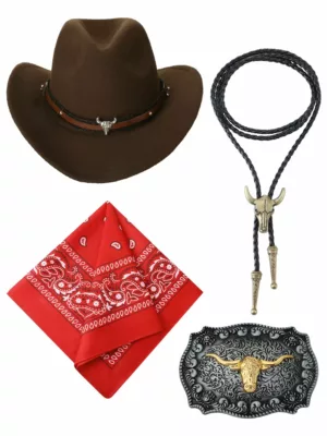 Men's Western Cowboy Costume Set