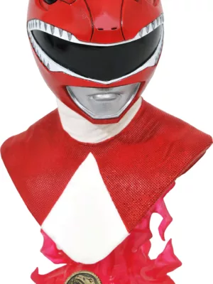 Power Rangers Costume Helmet - Red Warrior Mask